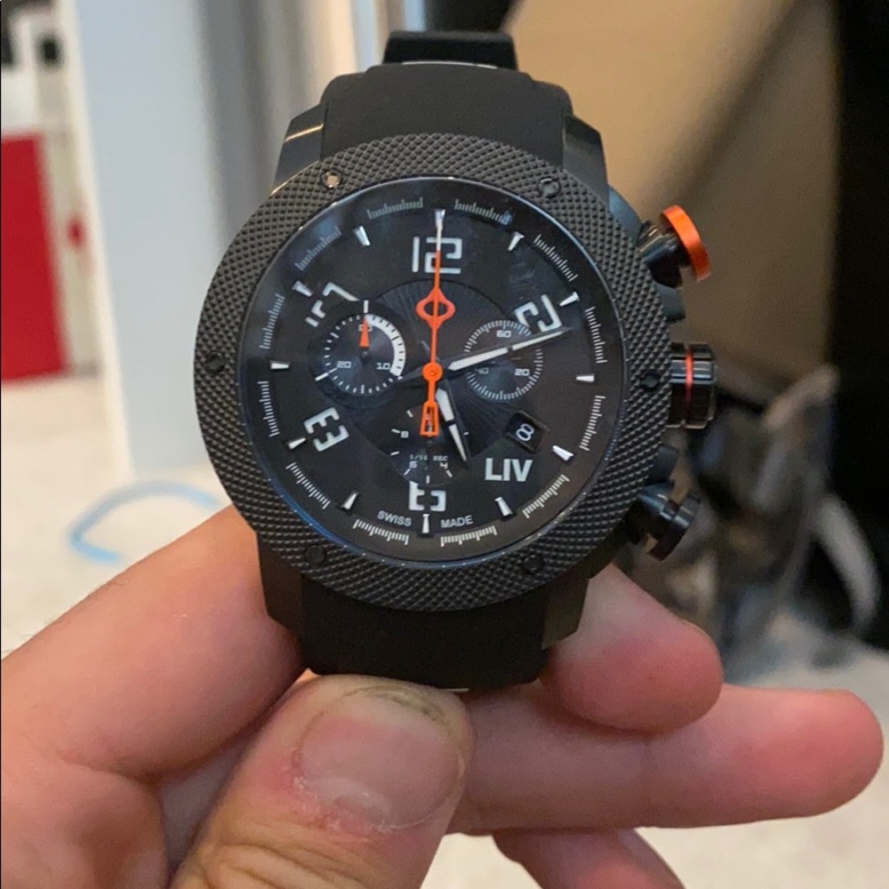 Black LIV watch